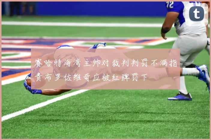 赛哈特海湾主帅对裁判判罚不满指责布罗佐维奇应被红牌罚下